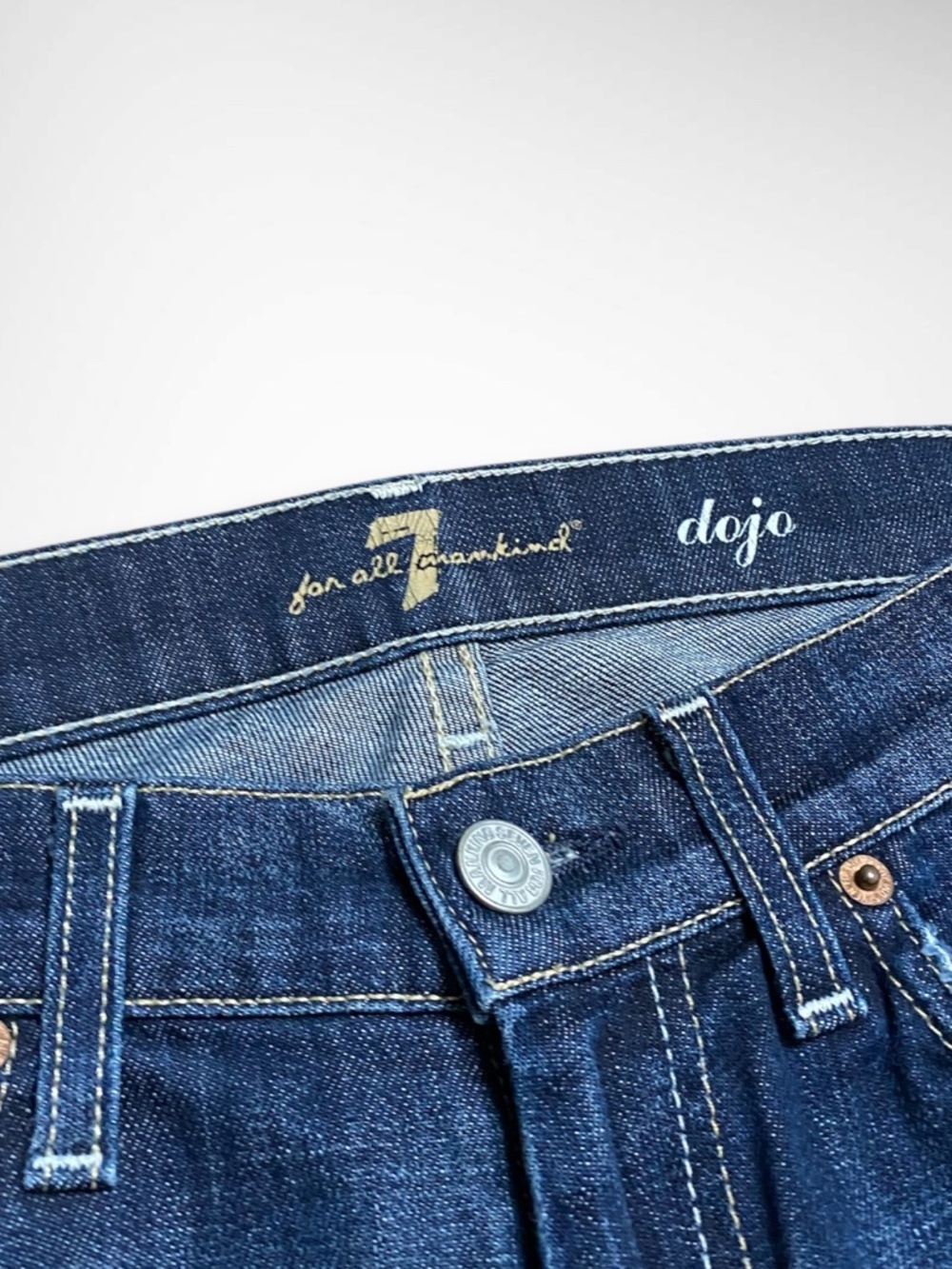 7 For All Mankind “Dojo” Low Rise Flare Jeans - Picture 6 of 9